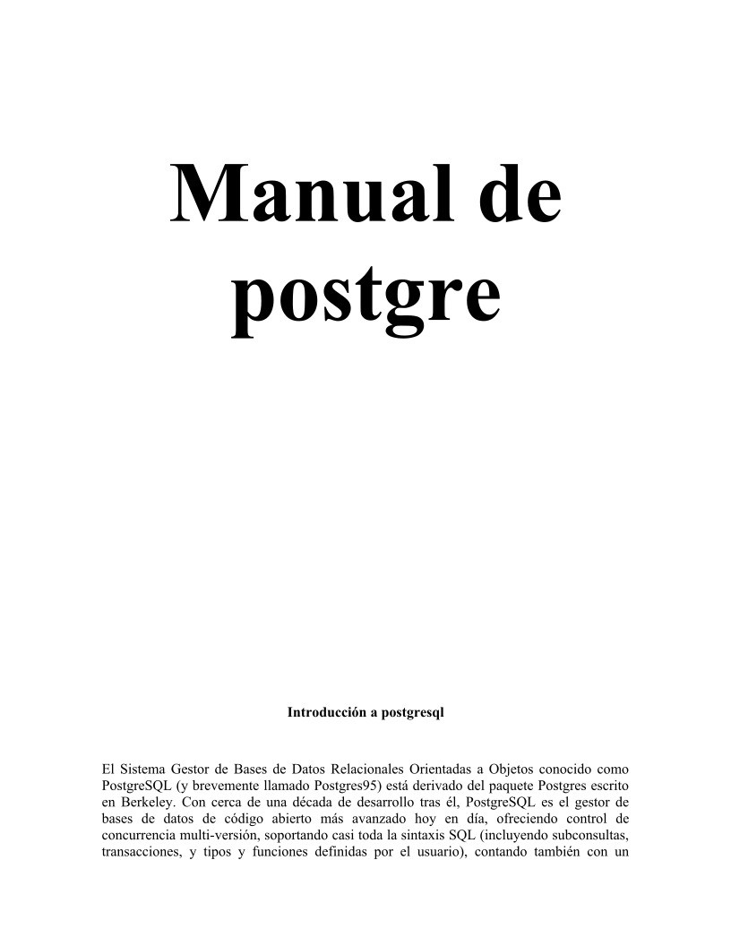 Imágen de pdf Manual de Postgre